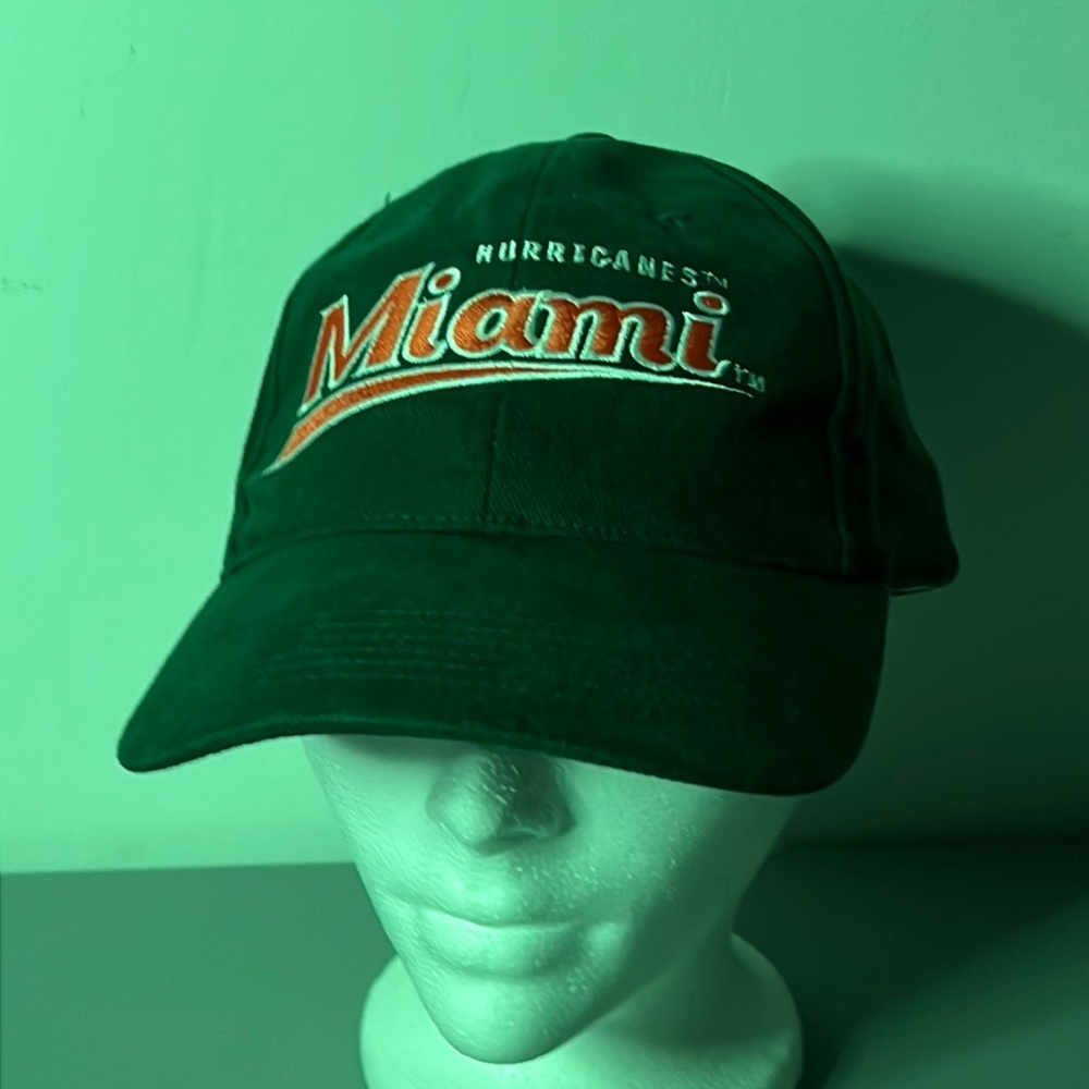 Miami Hurricanes NCAA Fitted Cap Hat Twins Enterprise